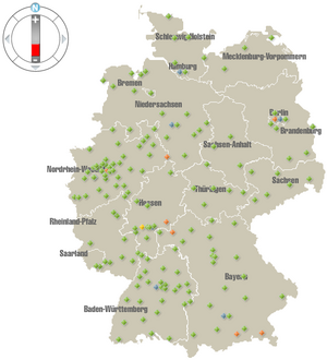 Interaktive Landkarte IG Metall Deutschland
